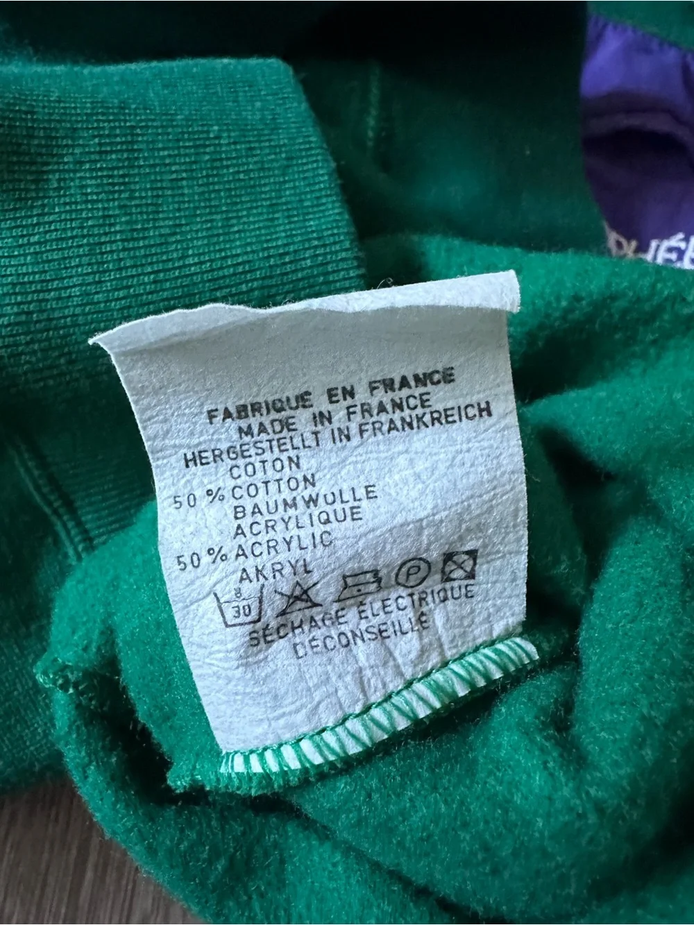 Vintage K-Way Trophée Revillon Vail Colorado Colorblock Crewneck Pullover